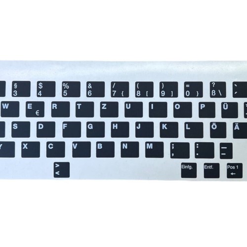 Autocollant clavier allemand