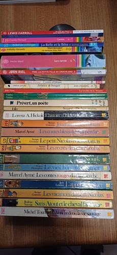 Lot livres folio junior - lot,