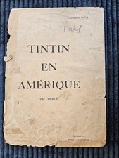 Tintin - Page de titre de Amérique Petit Vingtième - Noir et blanc