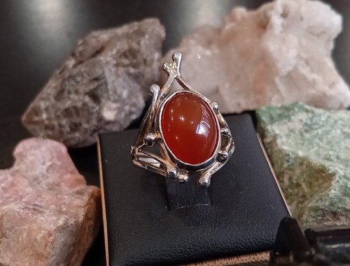 Bague argent 925 agathe - en,