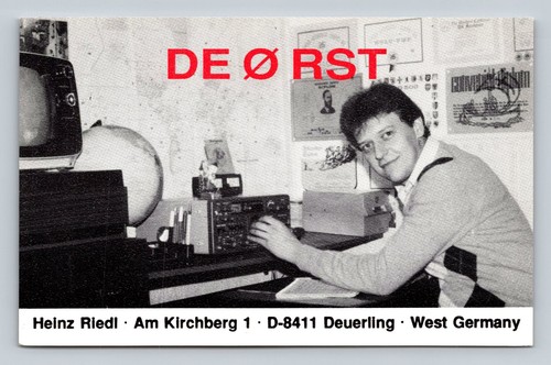 Ham radio qsl de0rst west - ham,