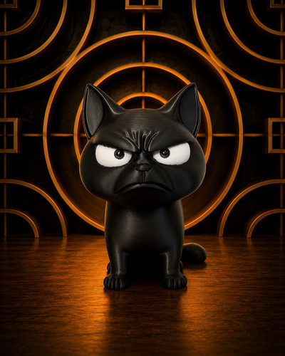 Figurine chat - figurine,