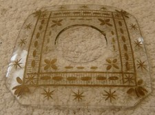 Pampille coupelle dorée