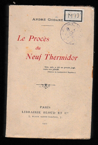 Godard proces du - proces, neuf
