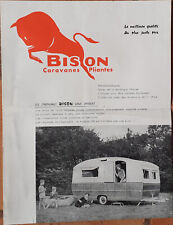 162 : CARAVANES PLIANTES BISON