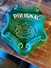 Ancien ramasse monnaie "COGNAC POLIGNAC" Céramique.