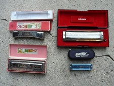 musique lot de 4 harmonicas  EASTTOP HOHNER GERMANY