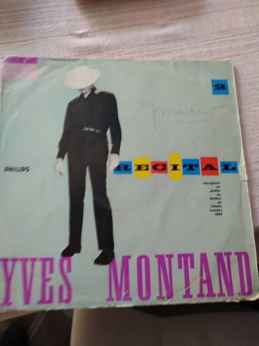 Disque vinyle yves - yves, montand