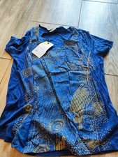 T-shirt bleu/doré Kalisson