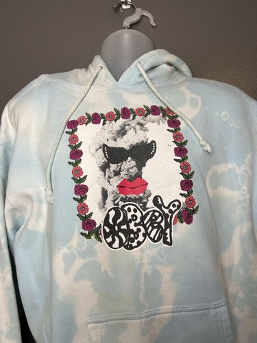 Obey hoodie mens - large, blue