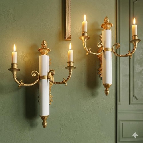 Appliques murales bronze - 2,