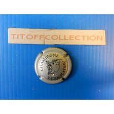 1 capsule de champagne vadin-plateau (cuvée aurélie avec strass 2 blanc)