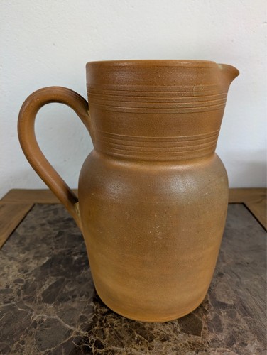 Ancien cruche pichet marron - ancien,