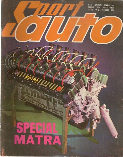 Sport auto 1968 matra - sport,
