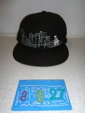 New era CAP 59Fifty 7 1/8 Los angeles Dodgers Black Rare vintage