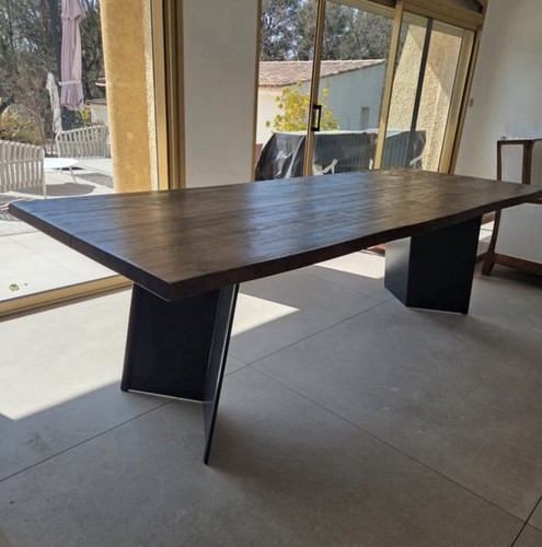 Table design bois massif - , et
