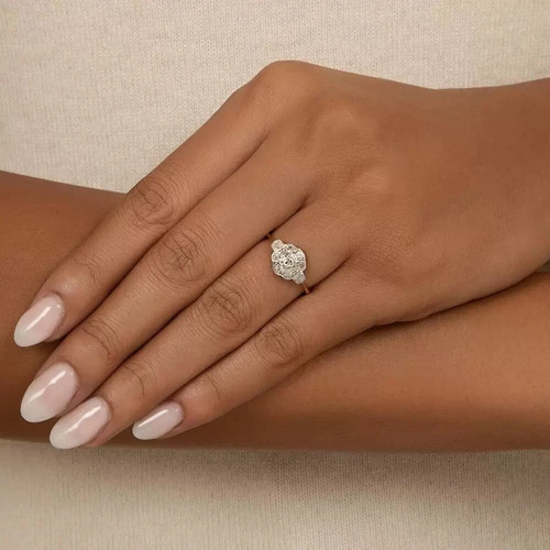 Bague fiançailles art - bague,