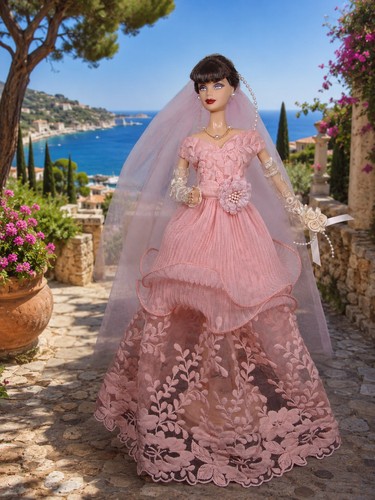 Barbie doll robe mariée - ,