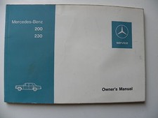 Carnet service / notice d'utilisation MERCEDES - BENZ 200 . 230 en  allemand