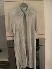 TUNIQUE HAUT VESTE MARQUE CHRISTINE LAURE TAILLE 44 DENTELLE GRIS ARGENT**+