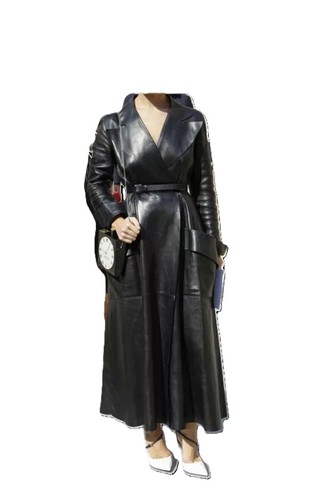 Trench coat cuir noir - trench-coat,