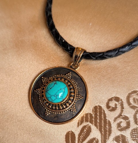Amulette bronze népal - amulette,