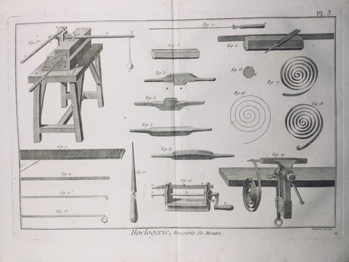 Horloger outil horlogerie 1765 - outil,