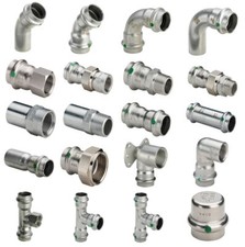 Viega SANPRESS Inox Coude Angle Pièce en T Transition Manche Raccords de Presse