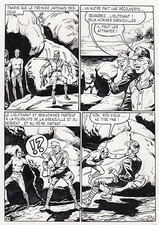 GIORDAN : VIGOR L'ATOLL TABOU PLANCHE ORIGINALE AREDIT PAGE 22