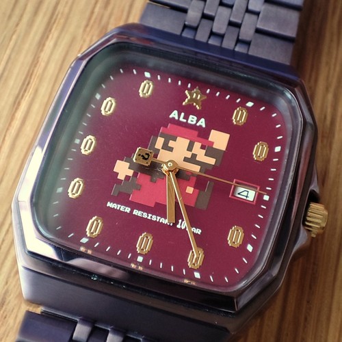 Montre seiko alba super mario - super,