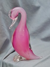 Figurine En Verre Oiseau, Oie
