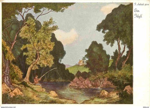 Carte postale art peinture - carte,