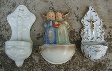 lot de 3 bénitiers de maison