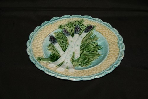 Assiette ancienne barbotine - ancienne, en