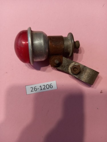 Feu arrière rouge ø35mm alu - rouge,