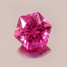 Saphir Rose Ceylan Loose Hexagonal Taillé De Qualité Extrême 17x17 MM AAA