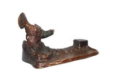 Encrier Vers 1900 Bronze