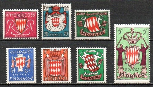 Monaco 1954 série - n°s,