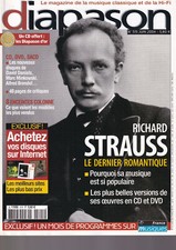 DIAPASON N°515 RICHARD STRAUSS / 8 ENCEINTES COLONNES / ACHETER DISQUES SUR NET