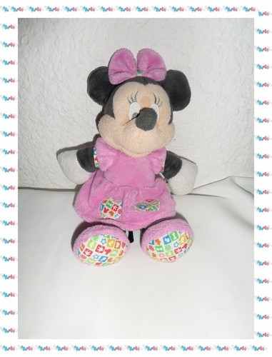 Doudou peluche minnie avec - g,