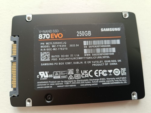 Ssd samsung de - ssd, gb