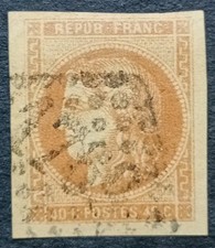 1870 1871 Bordeaux 48  Pos4 Rouge Sang Clair extrait Nuancier