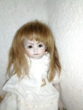 ?Perruque cheveux naturels chatain très clair pour poupée Jumeau, Steiner, Eden