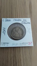 Pièce de 1 franc chambre du