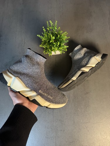 Balenciaga speed argenté - argenté,