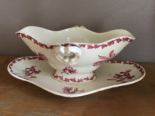 Saucière service terre fer - de,