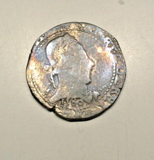 HENRI III FRANC ARGENT 1580 K = BORDEAUX R5 RARE RARE