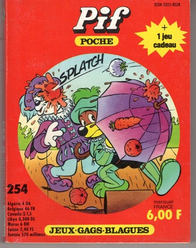 Pif poche 254 annee 1986 - pif,