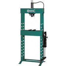Presse d’atelier manuelle 16T COMPAC – Vérin mobile, commande à pédale, piston c