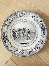 Assiette Parlante en faïence de Montereau Retour de Syrie n°11 Napoléon XIXe